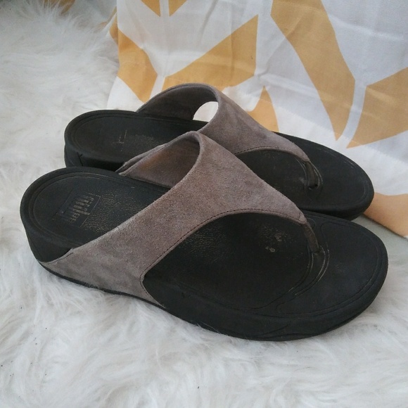 black athletic sandals